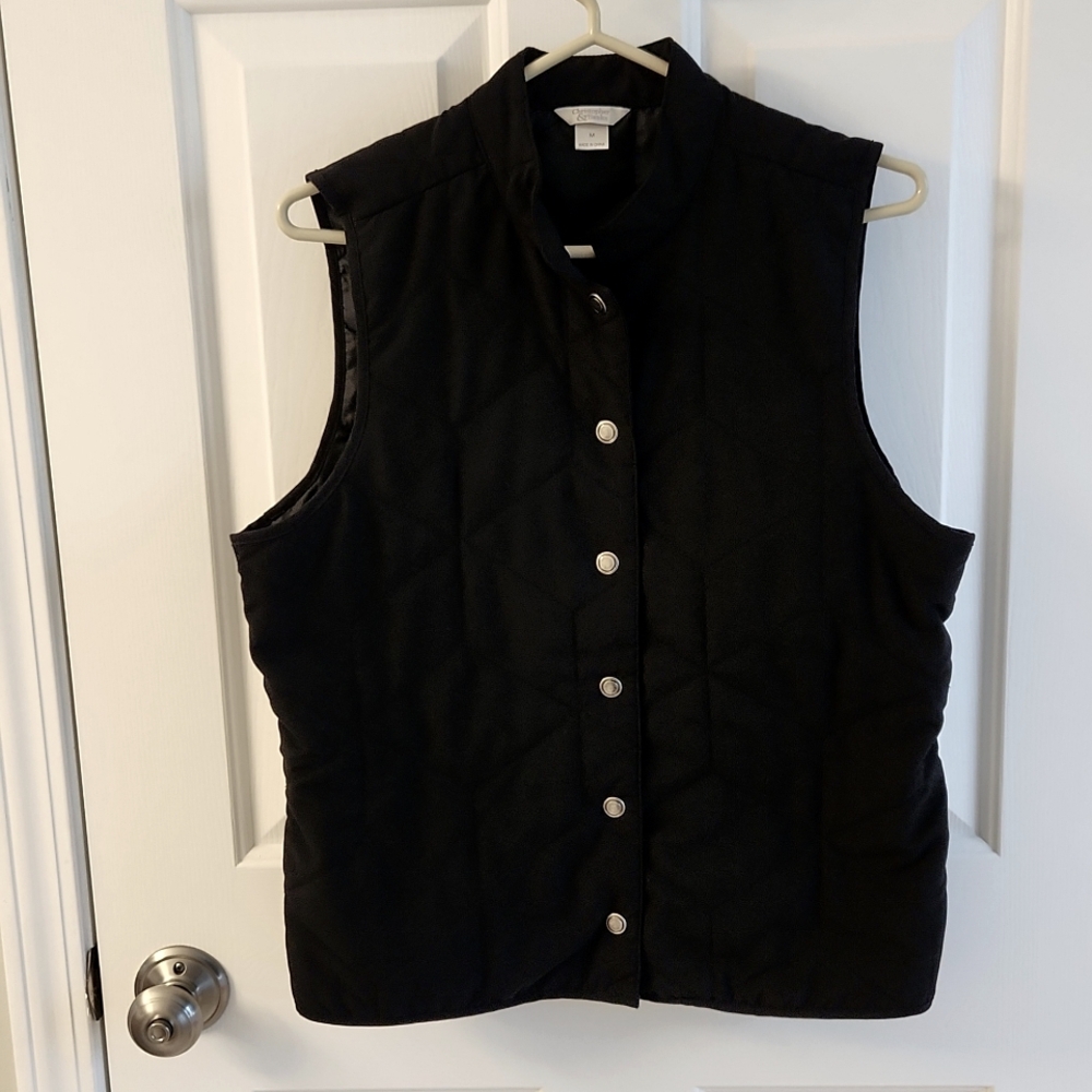 Christopher & Banks quilted vest.